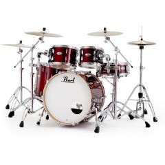 Pearl Professional Maple Rock 4 fûts Velvet Crimson - Vue 1